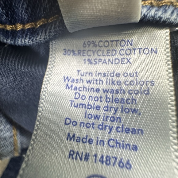 Oliver Logan Jeans Light Vintage Wash Women's 28 Frayed Hem Straight 28x29 - Picture 9 of 9